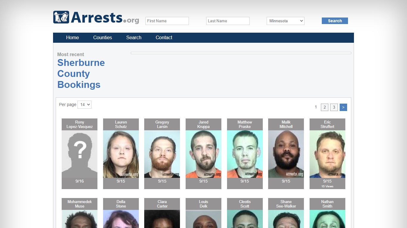 Sherburne County Arrests and Inmate Search